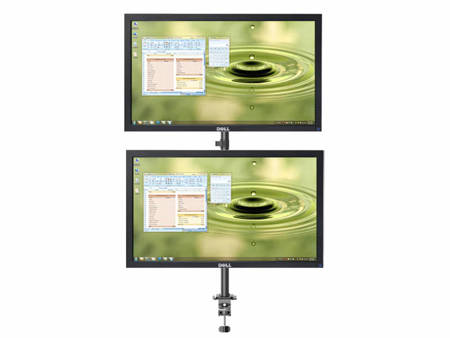 2 x Monitor 20" LED Dell E2011H 1600x900 DVI VGA, (P2UB), 3 lata gwarancji