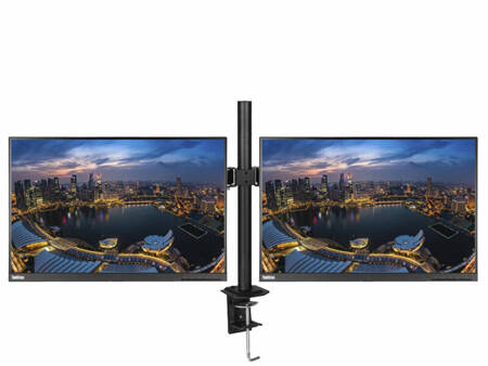 2 x Monitor 24" LED Lenovo T24d-10 IPS 1920x1200 DisplayPort HDMI VGA USB, (2UB), 3 lata gwarancji