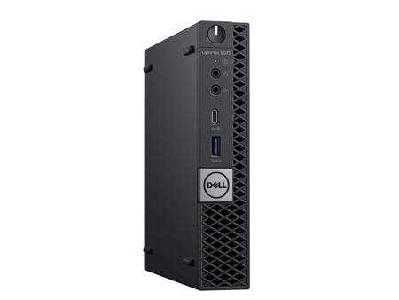 Dell OptiPlex Micro 5070m Intel Core i3 VIII-GEN, 8GB, 1TB, Windows 10 Pro, WiFi, 3 lata gwarancji