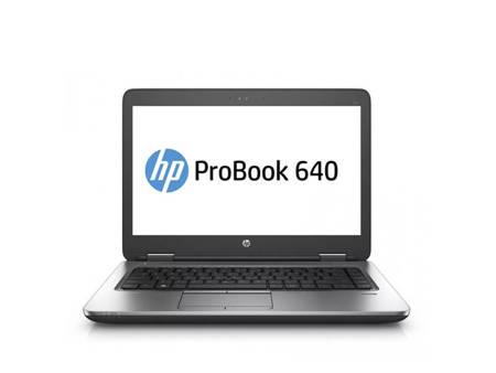HP 14" ProBook 640 G2 i3-6100U 2.3GHz, 4GB, 120GB SSD, DVDRW, Windows 10 Home, iHD, FullHD, dotyk, kamerka, 3 lata gwarancji