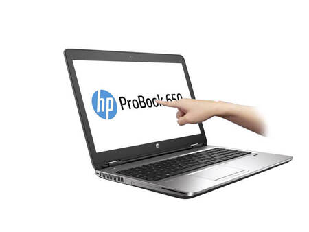 HP 15.6" ProBook 650 G2 i5-6200U 2.3GHz, 4GB, 120GB SSD, Windows 10 Pro, iHD, FullHD, dotyk, kamerka, 3 lata gwarancji