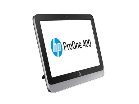 HP ProOne 400 G1 All-in-One Intel Celeron IV-GEN, 16GB, 120GB SSD, DVDRW, Windows 10 Home, 19.5" HD+, iHD, WiFi, kamerka, 3 lata gwarancji