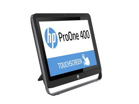HP ProOne 400 G1 All-in-One Intel Celeron IV-GEN, 16GB, 120GB SSD, DVDRW, Windows 10 Pro, 21.5" FullHD, iHD, dotyk, WiFi, kamerka, 3 lata gwarancji