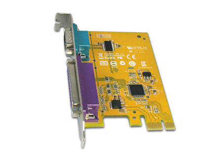 Karta SUNIX MIO6469A 1xRS-232 (COM), 1xIEEE 1284 (LPT), PCI-E x1