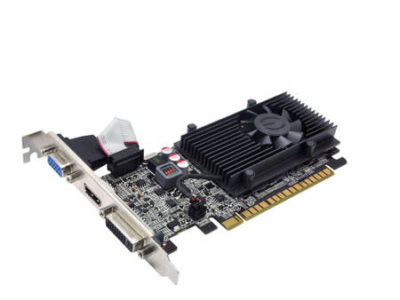 Karta graficzna nVidia GeForce GT 610 2GB PCI-E x16, 1xHDMI, 1xDisplayPort, 1xVGA, 2 lata gwarancji 