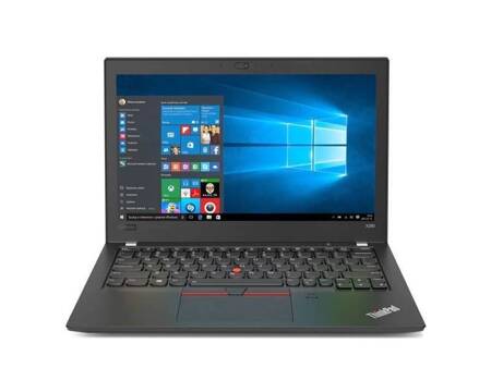 Lenovo 12.5" ThinkPad X280 i3-8130U 2.2GHz, 8GB, 480GB SSD, Windows 10 Pro, iHD, HDTV, kamerka, 3 lata gwarancji