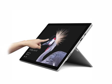 Microsoft 12.3" Surface Pro 4 Ci5 I5-6300U 2.4GHz, 4GB, 128GB SSD, Windows 10 Pro COA, iHD, 2736x1824, dotyk, kamerka, (BK), 1 ROK GWARANCJI