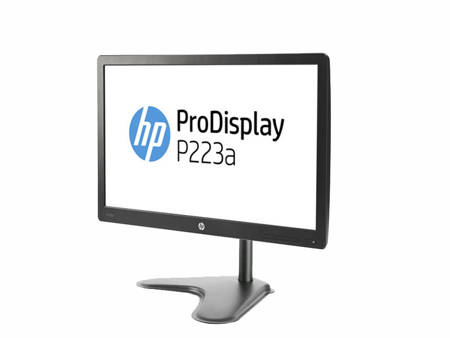 Monitor 21.5" LED HP P223a 1920x1080 DisplayPort VGA, głośniki, (UN), 3 lata gwarancji