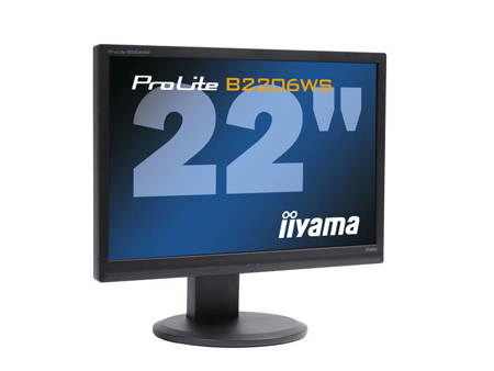 Monitor 22" LED iiyama B2206WS 1680x1050 DVI VGA, głośniki, 3 lata gwarancji