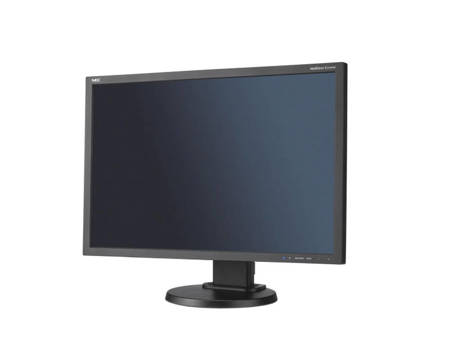 Monitor 24'' LED NEC MultiSync E245WMi PLS 1920x1200 DisplayPort DVI VGA PIVOT, głośniki, 1 rok gwarancji