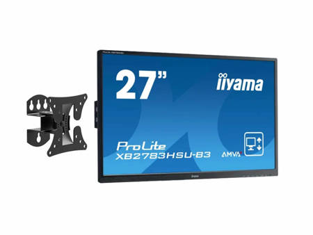 Monitor 27" LED iiyama XB2783HSU AMVA+ 1920x1080 HDMI DisplayPort VGA USB, głośniki, (US), 3 lata gwarancji