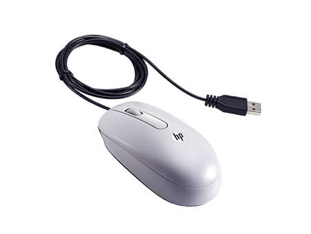 Mysz laserowa USB HP K7W54AA (796718-001) 1000 DPI SZARA